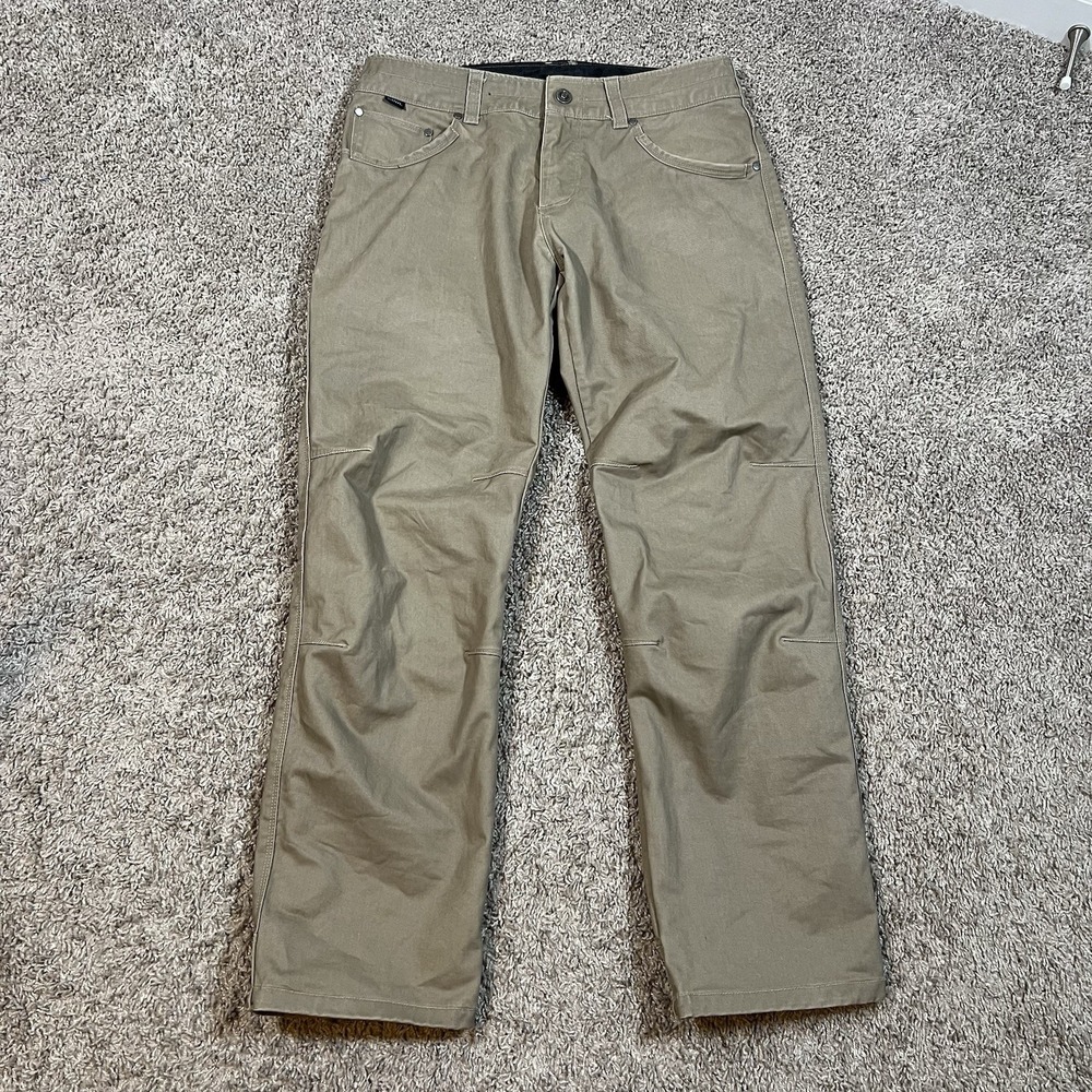 Kuhl Rydr Pant 32X30 Khaki Vintage Patina Dye Hiking Gorpcore Outdoor Workwear